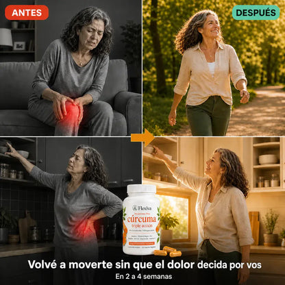 Cápsulas Premium de Triple Acción Antiinflamatoria