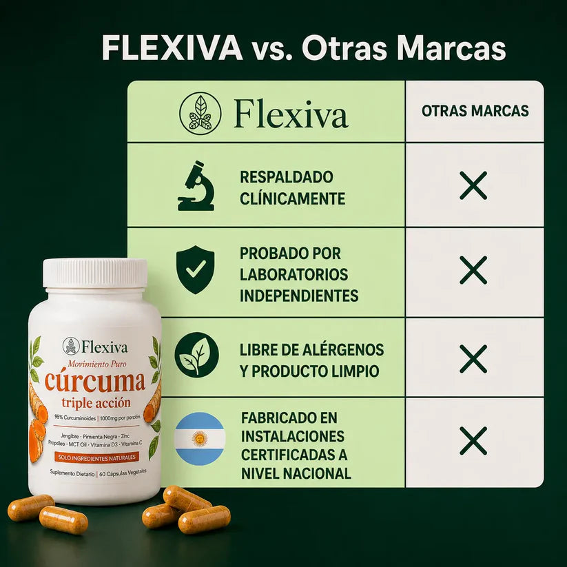 Cápsulas Premium de Triple Acción Antiinflamatoria