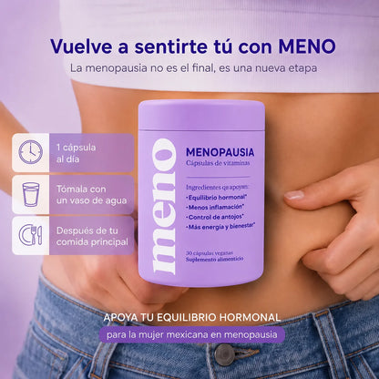 MENO® l Cápsulas Adelgazantes Menopausia - 50% OFF