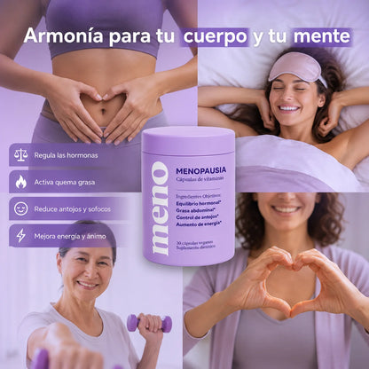 MENO® l Cápsulas Adelgazantes Menopausia - 50% OFF
