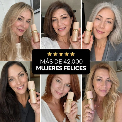 Base Inteligente 4 en 1 - Se Adapta Automáticamente a Tu Tono de Piel